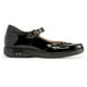 thumbnail image 4 of Yuyin zapato escolar de charol negro tipo bailarina para niña modelo 25477, 4 of 5