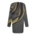 thumbnail image 5 of JULMCOMO Plus Size Tops for Women 4x-5x Half Sleeve Crew Neck Shirts Basic Color Block Print Tunics Loose Oversized Graphic Tees Gold 3XL, 5 of 5
