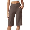 thumbnail image 2 of Women's Wide Leg Yoga Pants JIANLAI High Waisted Comfy Dance Sweatpants Loose Casual Soft Lounge Joggers with Pockets (S-L2) Brown, 2 of 6