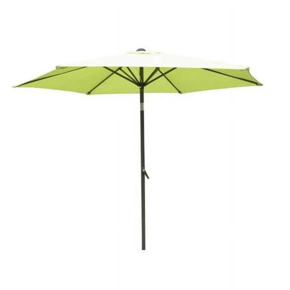 YF-1104-2.5M and LG Outdoor 8 Foot Aluminum Umbrella Light Green