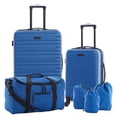 thumbnail image 1 of Juego de equipaje Travelers Club Orion de 6 piezas azul, 1 of 8