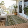 thumbnail image 6 of Addison Rugs Chantille Indoor/Outdoor Transitional Plaid Taupe Washable Rectangle Rug, 8' x 10', 6 of 6