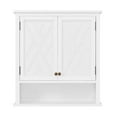 thumbnail image 2 of Coventry Armoire de Rangement Murale en Bois Blanc avec Étagère Ouverte, 2 of 9