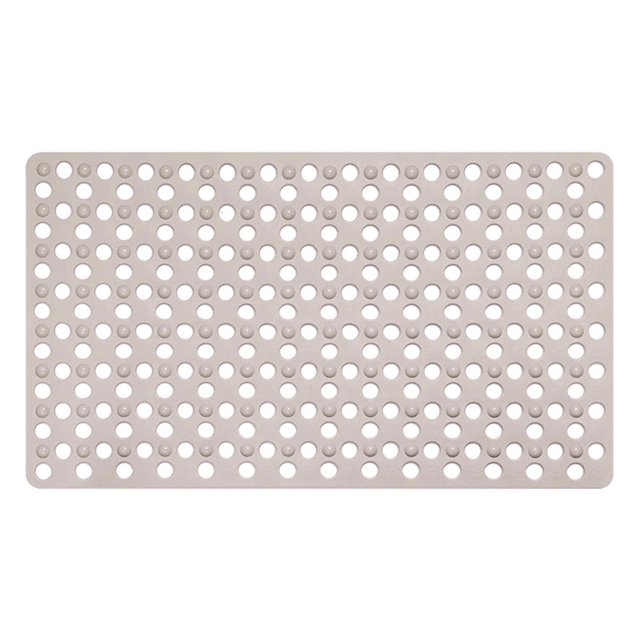 Alfombra de ducha cuadrada ionze Home Textiles, extragrande, antideslizante, para personas mayores y niños, con orificios de drenaje y ventosas fuertes, lavable a máquina (CA)