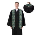 thumbnail image 4 of Fotbe Colorful Pineapples Printed Class of 2024 Graduation Stole, 4 of 7