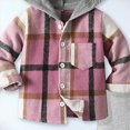thumbnail image 6 of Zuwimk Toddler Boys Clothes Long Sleeve Flannel Plaid Button Shirt +Cargo Pants 2 Pcs Fall Winter Kids Outfits Set(Pink,6-12 Months), 6 of 6