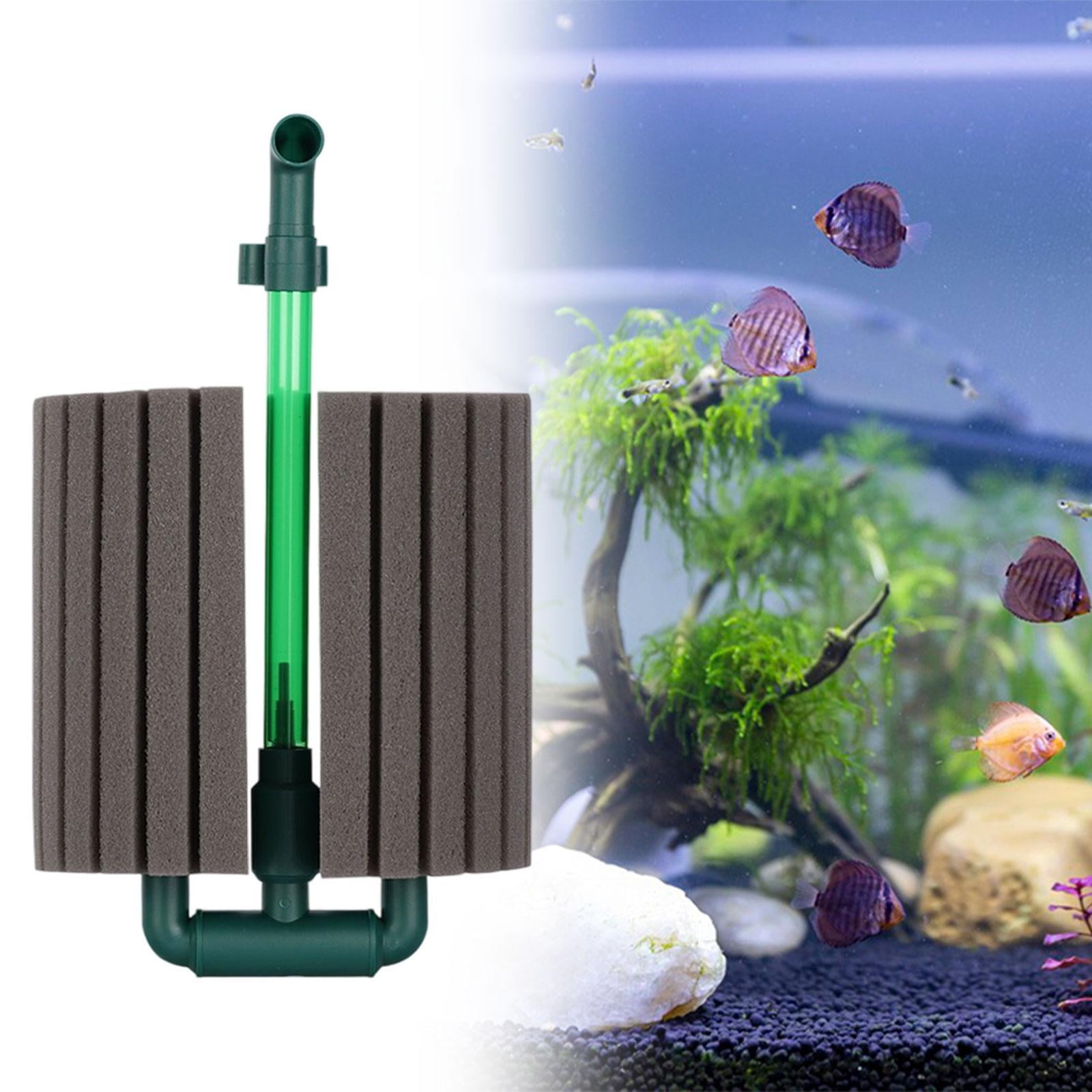 EHJRE Aquarium Sponge Aquarium Sponge Biochemical Internal Foam Water Purification with Suction Cup Made of PP And Sponge for Aquari 27.5cm to 41cm