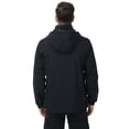 thumbnail image 4 of Men's Jacket Lightweight Waterproof Hooded Rain Jacket Outdoor Raincoat Shell Jacket for Hiking Travel, 4 of 13