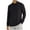 Black, variant on Jalioing Men's Long Sleeve Golf Shirt Collared Ribbed Casual T Shirt Business Dressy Solid Color Tops