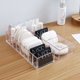 thumbnail image 3 of Caja de almacenamiento de escritorio para cosméticos, acrílico transparente, 8 rejillas, 8 cables Compa, 3 of 5