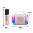 thumbnail image 2 of maho Portable Speaker, Wireless Bluetooth Speaker,Private Bluetooth Speaker Home Wireless Karaoke Speaker Microphone Children's Outdoor Singing Small Home KTV, 2 of 6