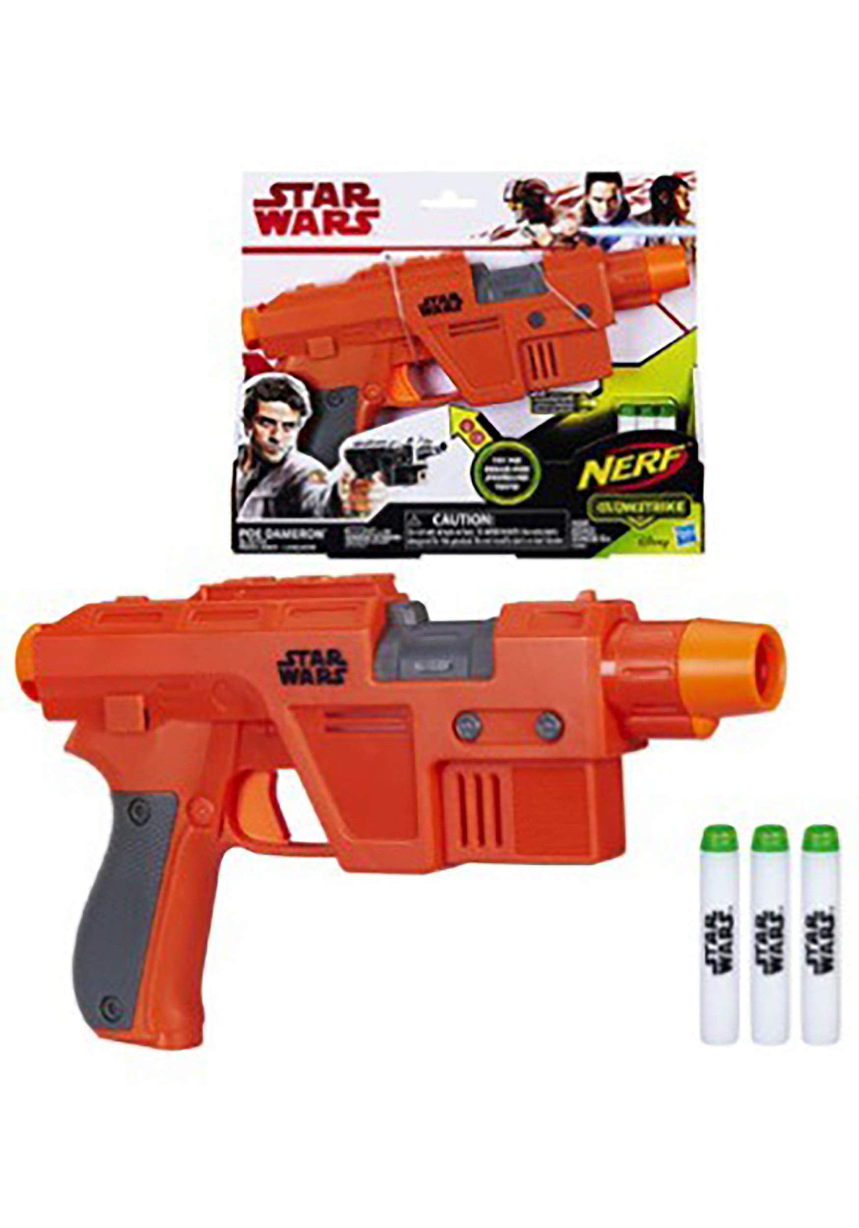 Blaster STAR WARS Nerf Poe Dameron con efectos de luz y sonido