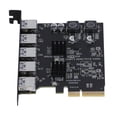 thumbnail image 2 of USB 3.2 TYPE A Card, Widely Compatible Short Circuit Prevention USB 3.2 Gen 2 Expansion Card PCB  for Replacement, 2 of 7