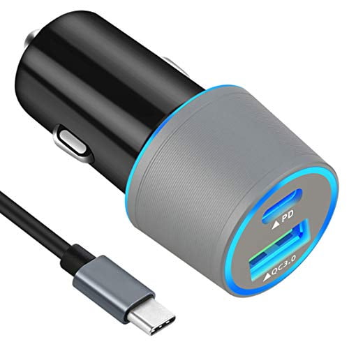 USB C PD Car Charger, Compatible Google Pixel 3/3 XL/2 XL/2/XL/C, Rapid