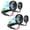 Black 2 Pack, variant on Portable Neck Fan Rechargeable Personal Hand-Free Fan Mini USB Wearable Neckband Sport Fan, 3 Speed Adjustable, 360 Degrees Free Rotation Perfect for Working, Traveling, Office, Reading