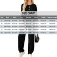 thumbnail image 3 of Pyhlmscde Women's Two Piece Fashion Casual Sweatsuit, Womens Loungewear Set, Sweatsuits Women 2 Piece Outfit, Two Piece Sets for Women, 3 of 6