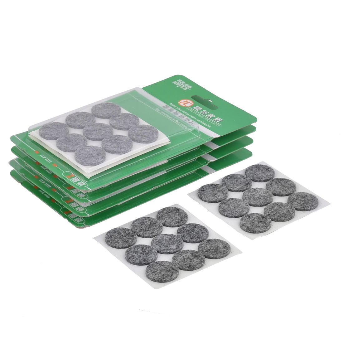 Unique Bargains 135 Pcs Antislip Foam Round 22mm Adhesive Chair Foot