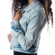 thumbnail image 5 of Chamarra Mujer Mezclilla Stretch Acid Wash Claro, 5 of 6