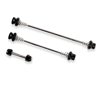 EVO Bike Axle Quick Release Skewer Set Anti-Theft 3 Piece Kit for Bicycle Front and Rear Wheel Hubs and Seatpost for Road and MTB Bikes
