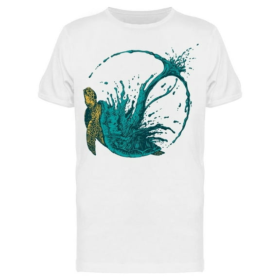 Sketch Of Turtle T-Shirt Men -Image by Shutterstock, Male Large