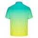thumbnail image 4 of Camisetas de Manga Corta de los Hombres Casual Gradiente Solapa Botón Arriba Camiseta, Top Ligero para el Hogar, Uso Diario Y Cómodo, 4 of 5