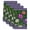 Purple, variant on Spring Flowers Kitchen Towels Set of 3, Retro Boho Botanical Florals Butterfly Absorbent Dish Towels for Kitchen, Microfiber Hand Towel, Quick Drying Tea Towel for Cleaning Decorative Dishcloths