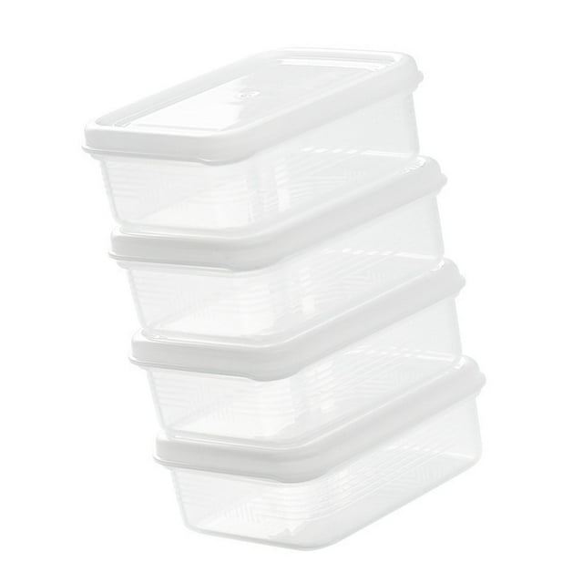 Contenedor de Almacenamiento de Carne Para Congelador, Caja de PlásTico para Carne Para Refrigerador, Multiusos para Cocina
