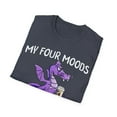 thumbnail image 4 of My Four Moods I Need Coffee I Need A Nap Vacation Sarcasm Unisex T-Shirt, 4 of 4