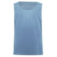 thumbnail image 4 of Miutii Kids Boys Girls Sleeveless Vest Tank Basketball Tops Crew Neck Fitted Quick-Drying Breathable Sky Blue XXS, 4 of 9