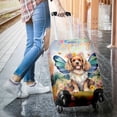 thumbnail image 3 of Welcome Spring Fairy Cavalier King Charles Spaniel in Flower Meadow Travel Luggage Cover Dog Lover Gifts Suitcase Dust Protective Decor - 13002, 3 of 5