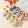 thumbnail image 6 of XIMIN Kids Slippers Girls Boys Slip On Cozy Plush House Cute Cartoon Sheep Fuzzy Shoes with Thick Sole Memory Foam Non-Slip Winter Warm Footwear, 6 of 8