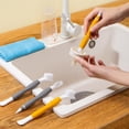 thumbnail image 2 of Decodeary Brush Cleaning Cup Kitchen Gap Cover Multifunctional Portable Crevice Spade Yellow, 2 of 6