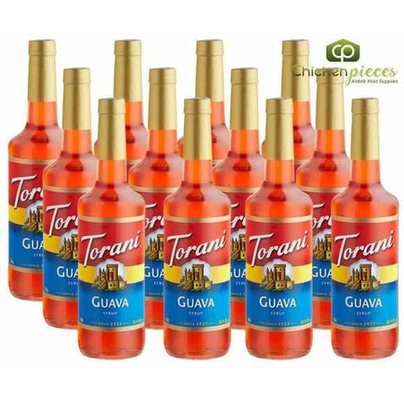 Torani Guava Flavoring / Fruit Syrup 750 mL/25.36 oz Glass Bottle