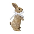 thumbnail image 3 of Almencla Bunny Figurine Mini Rabbit Statues Rabbit Sculpture Bunny Model Display Ornament Brown Standing, 3 of 8