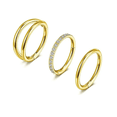 thumbnail image 1 of Set Anillos Nasales Piercing Xtellar Acero Inoxidable, 1 of 4
