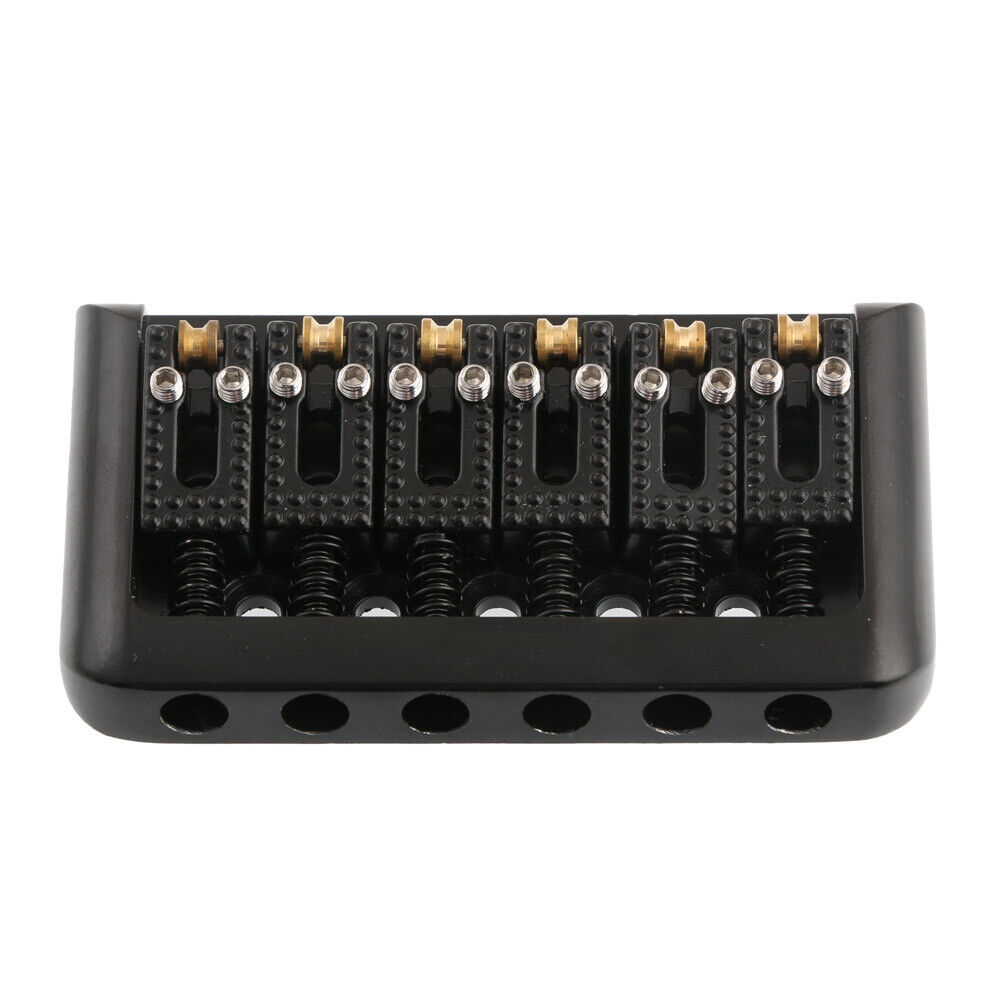 6 String Fixed Hardtail Electric Guitar Bridge Hardtail Roller Saddle Bridge TAPDRA Spare Part