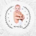 thumbnail image 5 of Baby Monthly Blanket Photo Background Baby Flannel Pad For Newborn Growth Props, 5 of 8