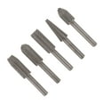 thumbnail image 4 of Rotary Carving Tool with 5 Pieces Steel Bits for Woodworking and Engraving Tasks at Home Black, 4 of 8