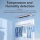 thumbnail image 5 of Detector de temperatura y humedad CO 3 en 1, sensor con pantalla LCD HD para viajes (Verde), 5 of 9