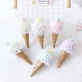 thumbnail image 5 of 1/3 piezas de cono de helado de macarrón navideño, piruleta, bola de árbol de Navidad, adorno colgante para el hogar, decoración de Año Nuevo, regalo de Navidad 2025, 5 of 5