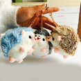 thumbnail image 4 of Plush Hedgehog Toys Baby Rattles Key Chain Ring Pendant Plush Toy Animal Stuffed Anime Car Fur Gifts For Women Girl Toys Doll, 4 of 5