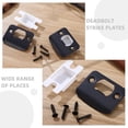 thumbnail image 3 of 2pcs Deadbolt Strike Plates Door Strike Plate Metal Door Striker Plate Replacement, 3 of 6