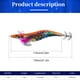 thumbnail image 4 of 20Uds. Plantilla De Calamar Luminosa, 19G, Hundimiento Lento, 3,5 #, Herramientas De Pesca Nocturna (Estilo B), 4 of 5
