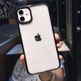 thumbnail image 1 of moskado Candy Color Border Shockproof Phone Case for iPhone 11 Pro Max 12 13 Mini XR X XS Max 7 8 Plus SE 2020 Clear Back Cover, 1 of 5