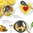 thumbnail image 3 of oannao Silicone Cooking Utensils Set - 446°F Heat Resistant Silicone Kitchen Utensils for Cooking,Kitchen Utensil Spatula Set w Wooden Handles,Holder, BPA FREE Gadgets for Non-Stick Cookware (Grey), 3 of 10