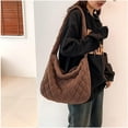 thumbnail image 2 of LinYooLi Corduroy Hobo Bags Women Shoulder Bag Beach Bag Trendy Crossbody Purse Cute Puffer Bag Travel Work Tote Bag 2024, 2 of 7