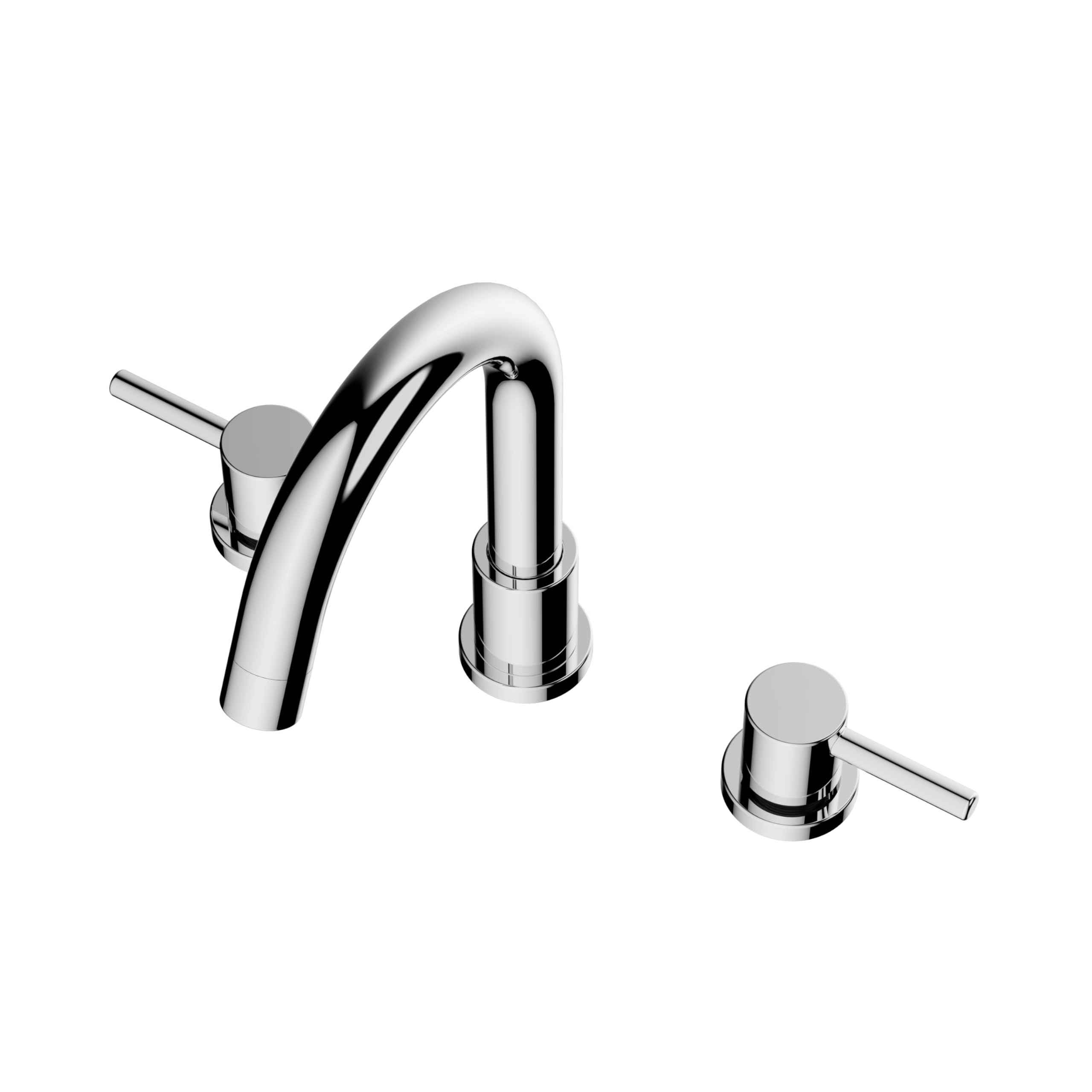 8 inch Widespread Bathroom Faucet, Bathroom Sink Faucet with Pop-up Drain and Supply Lines, Two Handles, 360 Degree Swivel Sink Faucet for Bathroom Sink Vanity RV Farmhouse Sink