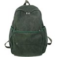 thumbnail image 1 of LHSHID Preppy Corduroy Backpack Large Aesthetic Backpack Fit 15.6 inch Laptop College Backpack Cute Book Bag Casual Daypack (White,One Size), 1 of 7