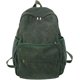 thumbnail image 1 of LHSHID Preppy Corduroy Backpack Large Aesthetic Backpack Fit 15.6 inch Laptop College Backpack Cute Book Bag Casual Daypack (White,One Size), 1 of 7