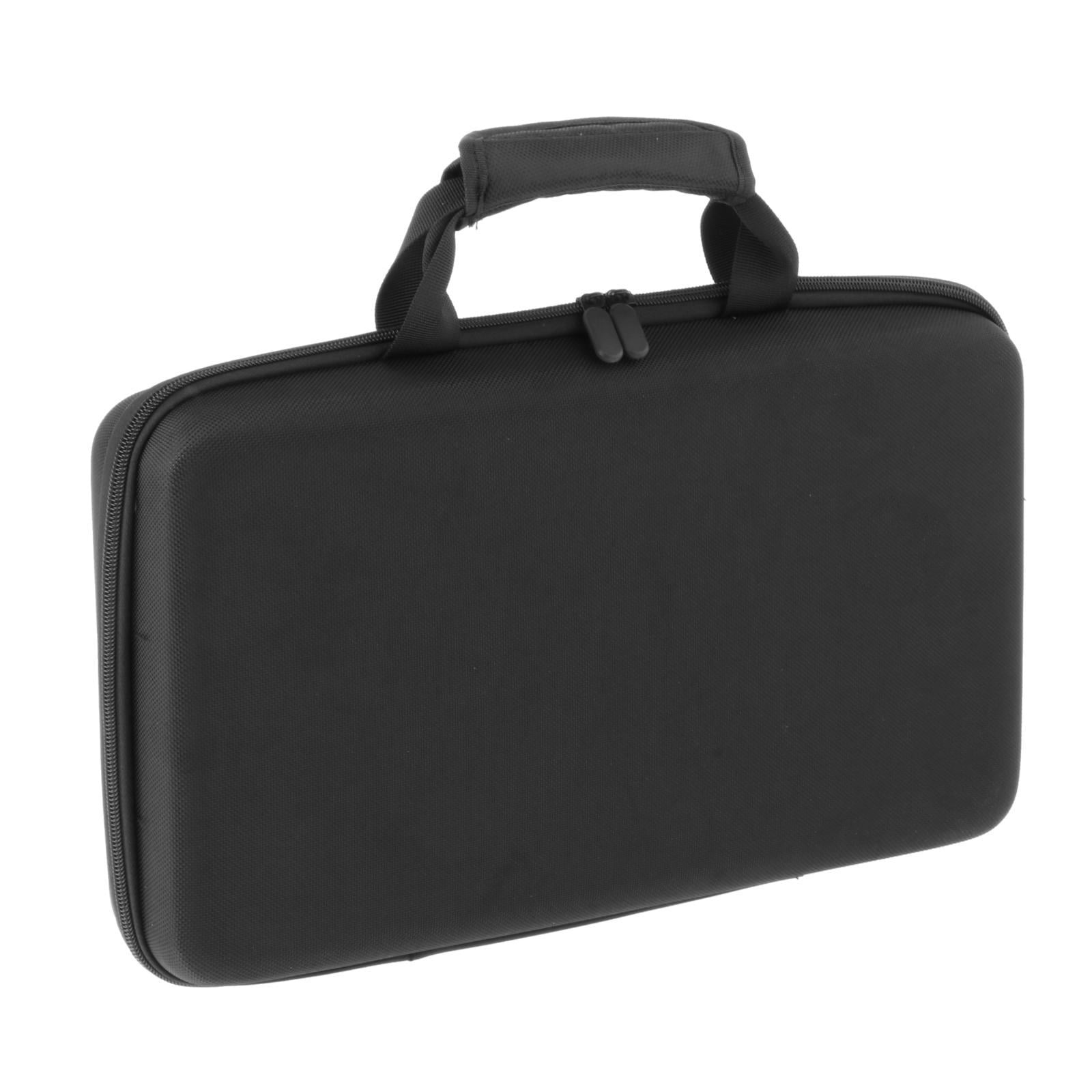 Wzmzjy DJ Controller Bag EVA Storage Case Portable Shockproof Smooth Zippers Waterproof 40cmx25cmx7cm